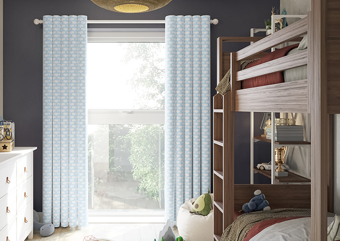 Whaling Around, Cornflower - Made to Measure Curtains - Image 3